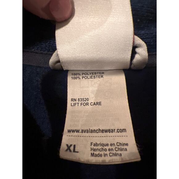 Avalanche Men’s X-Large Navy Sweater Jacket Brighton Inspired Outdoor Full Zip - Picture 4 of 7